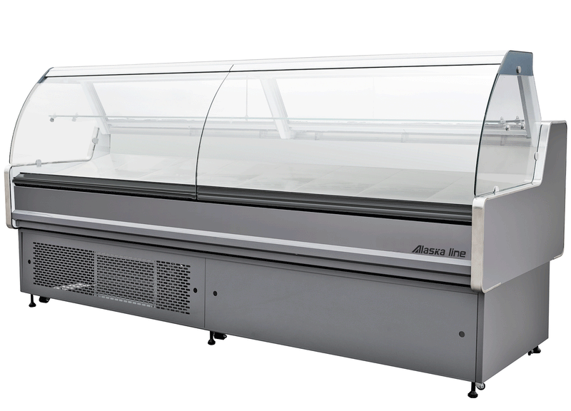 71'' Alaska-Line Deli & Meat Service Showcase with Storage HIT-33