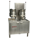 Vulcan 2x24 Quart Jacketed Tilting Kettle On Gas Boiler Base Used FOR02003