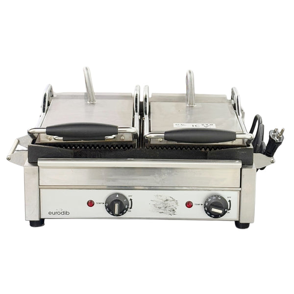 Eurodib Double Grooved Sandwich Grill CI016