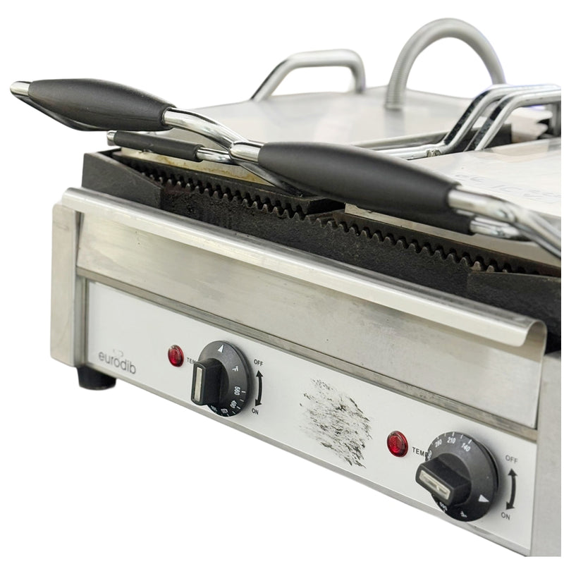 Eurodib Double Grooved Sandwich Grill CI016