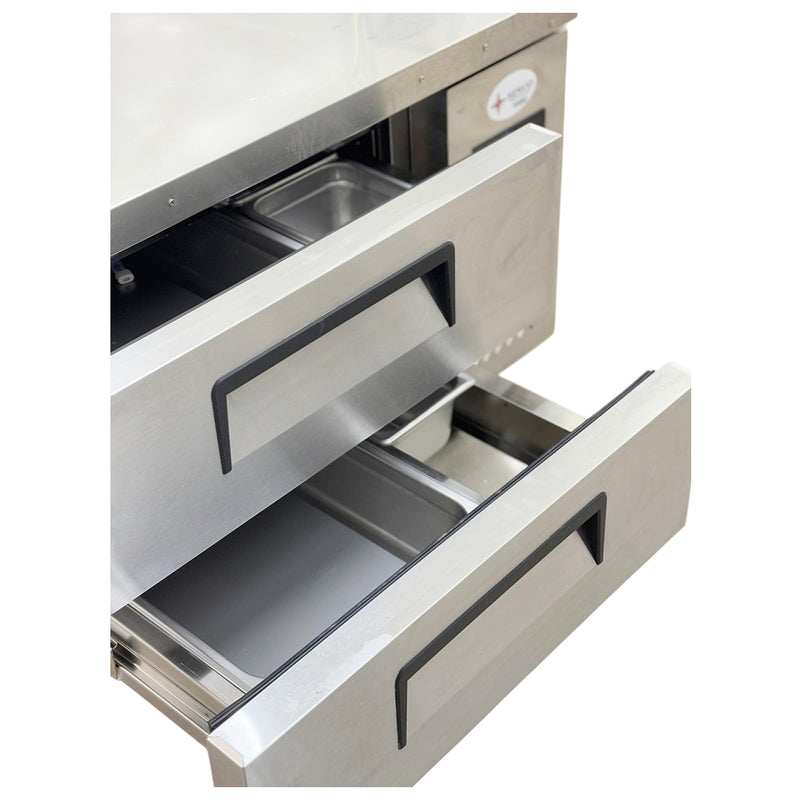 36″ 2 Drawer Refrigerated Chef Base Used CI024