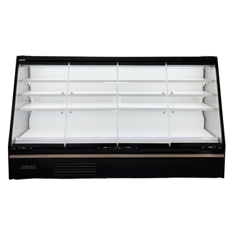 Alaska-Line 101'' Glass Door Merchandiser Cooler 4 Swing Doors 30 Cu.Ft. Capacity – HIT-603