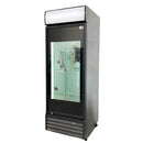 28'' CHEF Single Glass Door Upright Cooler with TV 23 Cu.Ft - LG-650TV