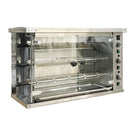 CHEF Countertop Natural Gas Rotisserie, 3 Spits, 12 Chicken Capacity KJ-3