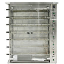 CHEF Natural Gas Rotisserie, 7 Spits, 28 Chicken Capacity KJ-7