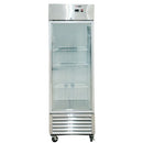 CHEF 27" Reach In Single Glass Door Freezer Used TB-02