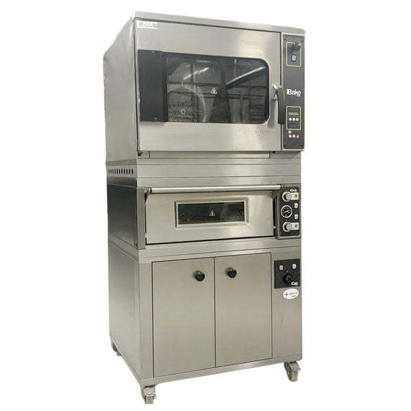 Moretti Forni iBake, iDeck, iCab - Holding Cabinet, Deck Oven, Combi Oven Combo Unit Used FOR02068