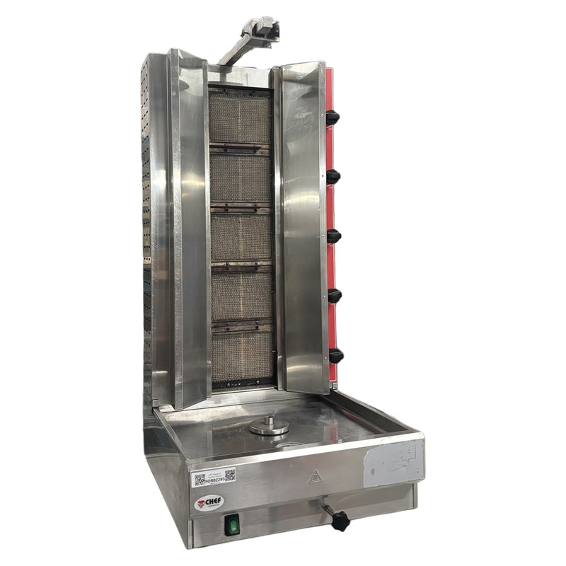 CHEF Shawarma Machine 5 Burner Used FOR02292