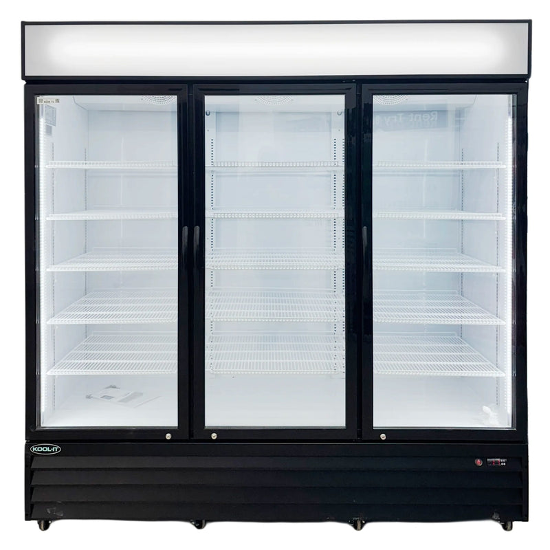 78"  Kool-It Triple Glass Door Display - 75 Cu. Ft. KGM-75