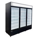 Kool-It 78" Triple Glass Door Display Commercial Cooler - 73 Cu. Ft. KGM-75