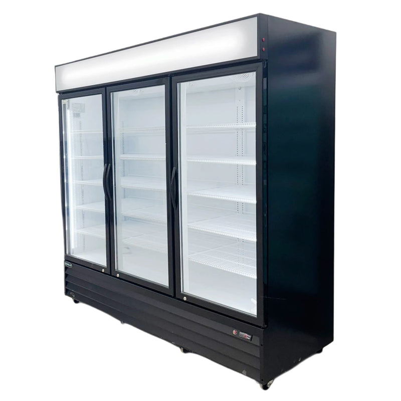 78"  Kool-It Triple Glass Door Display - 75 Cu. Ft. KGM-75