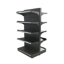 Black Double Side Gondola Supermarket Shelving HD-BA