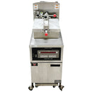 Henny Penny 18" Pressure Fryer with Filter System / Computron 8000 / Natural Gas 80,000 BTU/HR Used FOR02342
