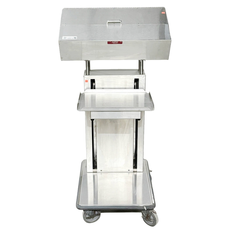 Hatch Stainless Steel Tray Dispenser Cart Used FOR02170