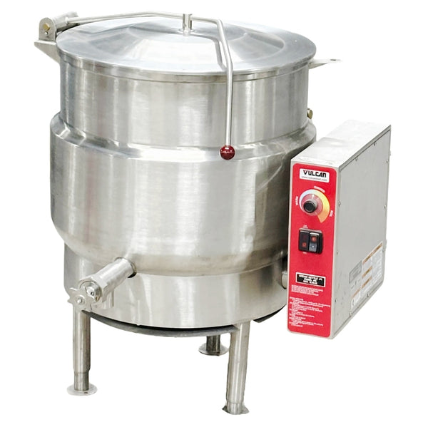 Vulcan 40 Gal. Electric Floor Mounted Stationary Steam Kettle Used FOR01972