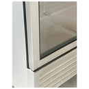55'' True Double Glass Door Reach in Cooler Used FOR01723