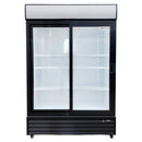 52'' Alaska-Line Double Sliding Glass Door Cooler - 38.3 Cu.Ft. HIT-801
