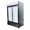 52'' Alaska-Line Double Sliding Glass Door Cooler - 38.3 Cu.Ft. HIT-801