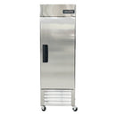 28'' CHEF Single Solid Door Stainless Steel Cooler 21.1 Cu.Ft., LRSR1-H