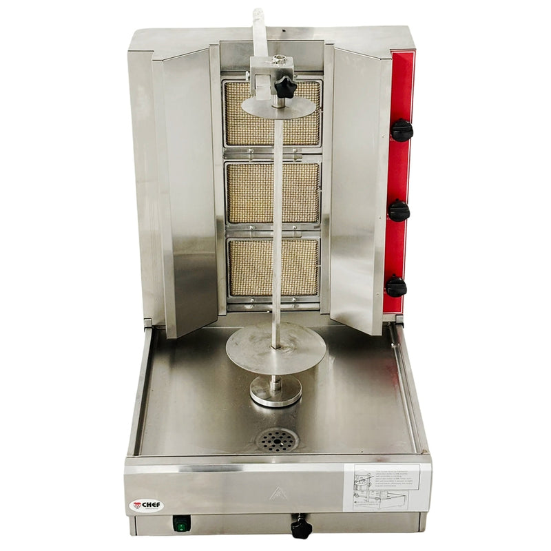 CHEF 3 Burner Gas Shawarma/Doner Machine KB-3