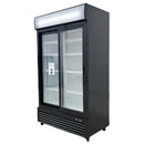 45" Alaska-Line Double Sliding 2 Glass Door Cooler 36.7 Cu.Ft., HIT-805