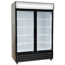 Alaska-Line 52" Two Swing Glass Door Cooler 38.3 Cu.Ft., HIT-802