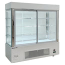 Alaska Line 70.8'' Upright Sliding Glass Door Beverage/Pastry Showcase Refrigerator HIT-421