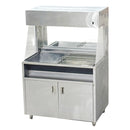 CHEF Fry Warmer Dump Station Electric with Cabinet Used FOR02372