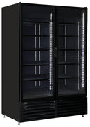 QBD 52" Double Glass Swing Door Cooler CD47FD-HC