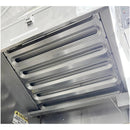 Imperial 40 Lb Electric Floor Fryer with Giles Free Standing Ventless Hood Used FOR02443