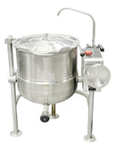 Cleveland Direct Steam Kettle 25 Gallon Tilting 2/3 Steam Jacketed Used FOR02052