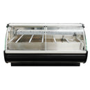 Igloo 79" Deluxe Curved Glass Heated Food Showcase Used FOR02470