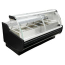 Igloo 79" Deluxe Curved Glass Heated Food Showcase Used FOR02470