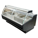 Igloo 79" Deluxe Curved Glass Heated Food Showcase Used FOR02470