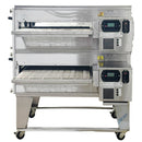 32'' XLT Double Deck Conveyor Natural Gas Pizza Oven Used FOR02464
