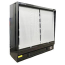 Alaska-Line 76'' Open Air Merchandise Floor Display Cooler w/ Curtain 31.7 Cu.Ft. HIT-23V