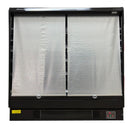Alaska-Line 76'' Open Air Merchandise Floor Display Cooler w/ Curtain 31.7 Cu.Ft. HIT-23V
