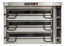 PizzaMaster 71.3" Electric Triple Deck Pizza Oven with Stand Used FOR02413