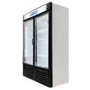 54" Pro-Kold Double Glass Door Display Freezer 32 Cu.Ft.   DURF-32W