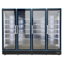 Alaska-Line Commercial Glass Door Display Refrigerator 4 Swing Door HIT-344H