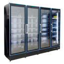 Alaska-Line Commercial Glass Door Display Refrigerator 4 Swing Door HIT-344H