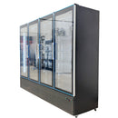 Alaska-Line 98'' 4 Glass Swing Door Freezer Self Contained HIT-344