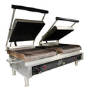 Star 20" Double Sandwich Grill with Grooved Cast Iron Plates Used FOR02507