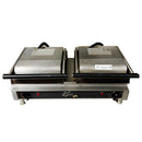 Star 20" Double Sandwich Grill with Grooved Cast Iron Plates Used FOR02507