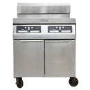 Dean 120,000 BTU 2 Tank Natural Gas Fryer Used FOR02294