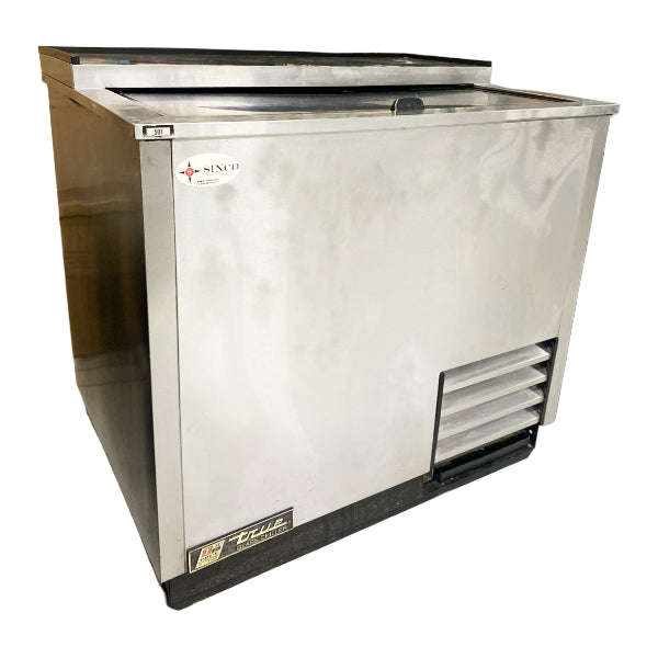 True Solid Slide Lid Stainless Steel Used FOR02014