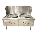 Natural Gas Wok Range 2 Burner Used FOR01191