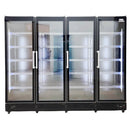 98.5'' Alaska Line 4 Hinge Glass Door Heavy Duty Cooler HIT-827