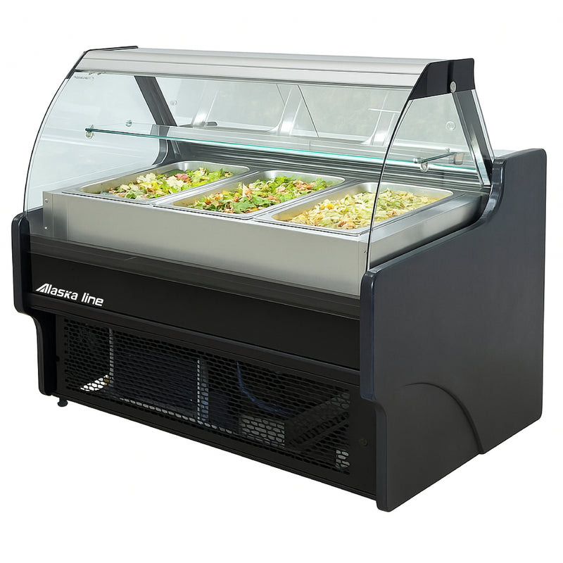 53'' Alaska-Line Salad Prep Table with GN Pan HIT-35