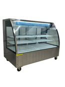 60'' CHEF Stainless Steel Curved Display Cooler 22 Cu.Ft -  STD-6032-S